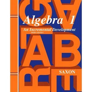 Saxon Algebra 1 Solutions Manual Third Edition -- Saxon